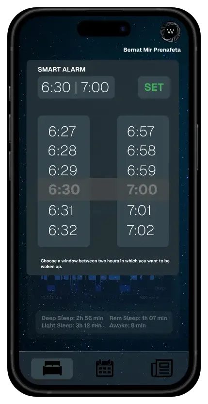 WeSleep App Feature 1